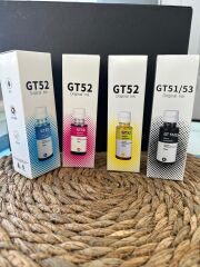 HP GT52 ORJİNAL MÜREKKEP 4 LÜ SET