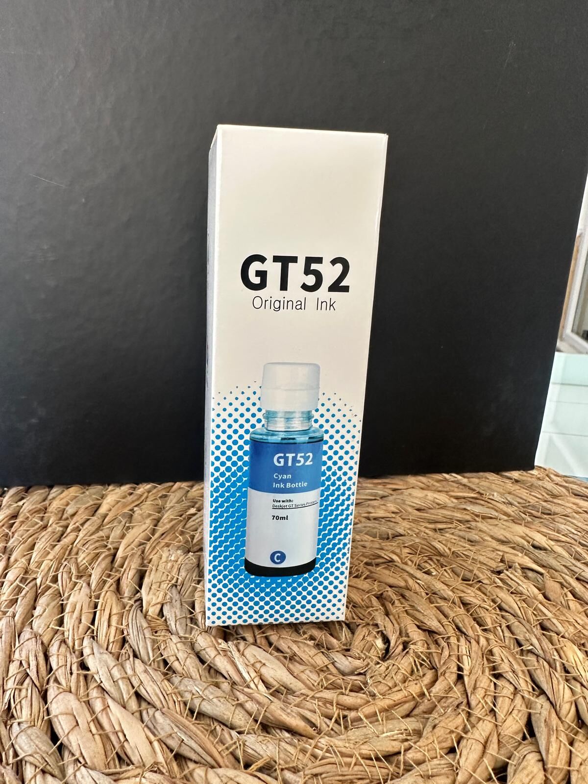 HP GT52 C MAVİ ORJİNAL MÜREKKEP