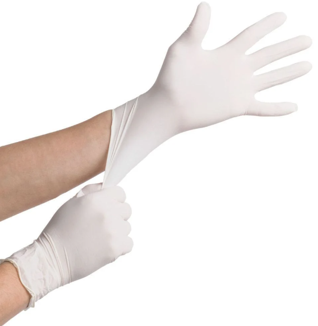 Eldiven Lateks Pudrasız M 100lü BEYAZ