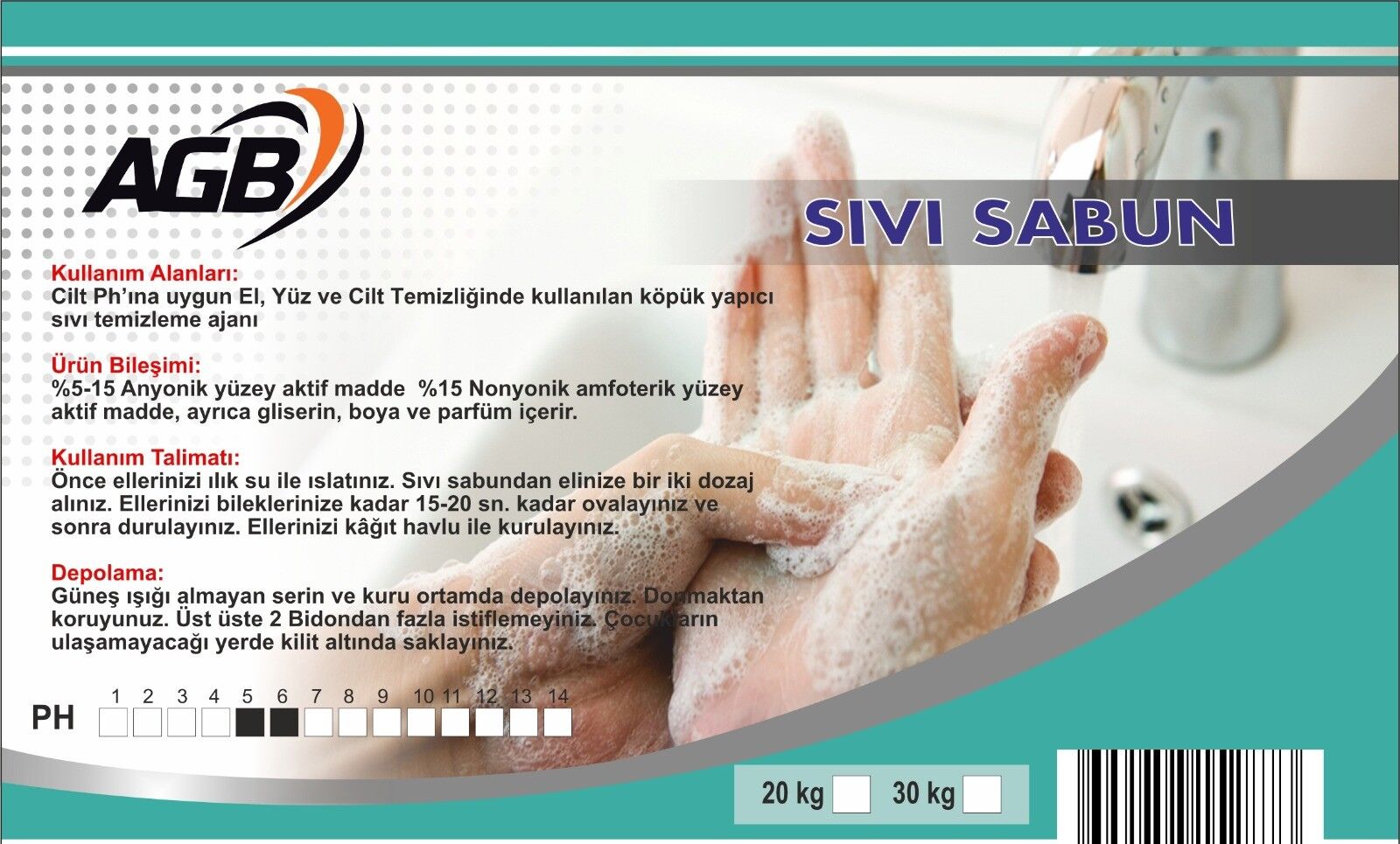 SIVI SABUN 30 LT.